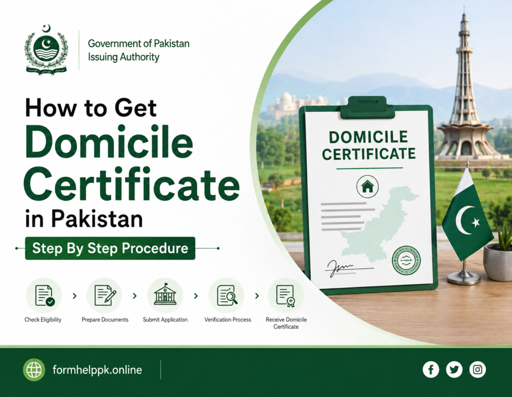How to Get Domicile Certificate in Pakistan Step By Step Procedure