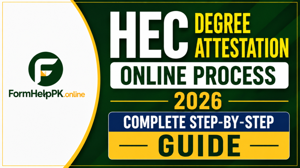 HEC Degree Attestation Online Process 2026 – Complete Step-by-Step Guide