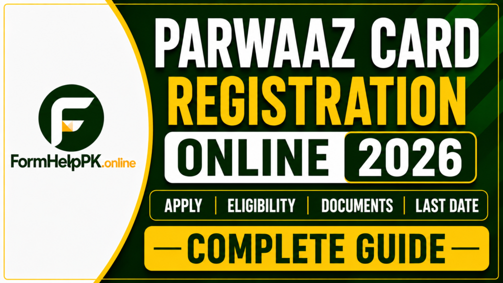 Parwaaz Card Registration Online 2026 | Apply, Eligibility - Documents and Last Date